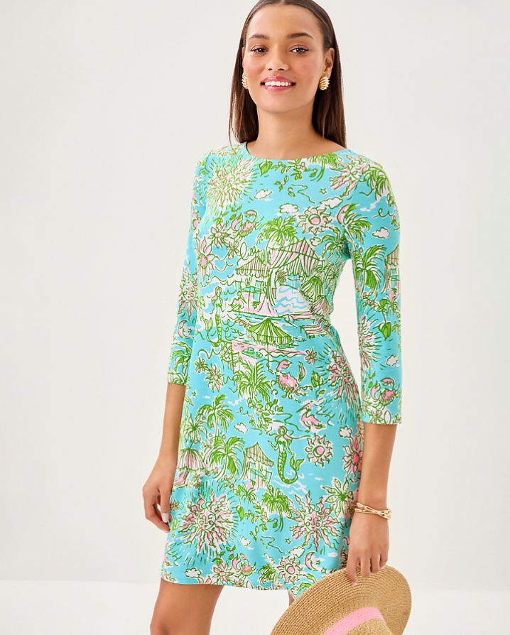 OPHELIA 3/4 SLEEVE DRESS