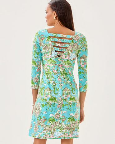 OPHELIA 3/4 SLEEVE DRESS