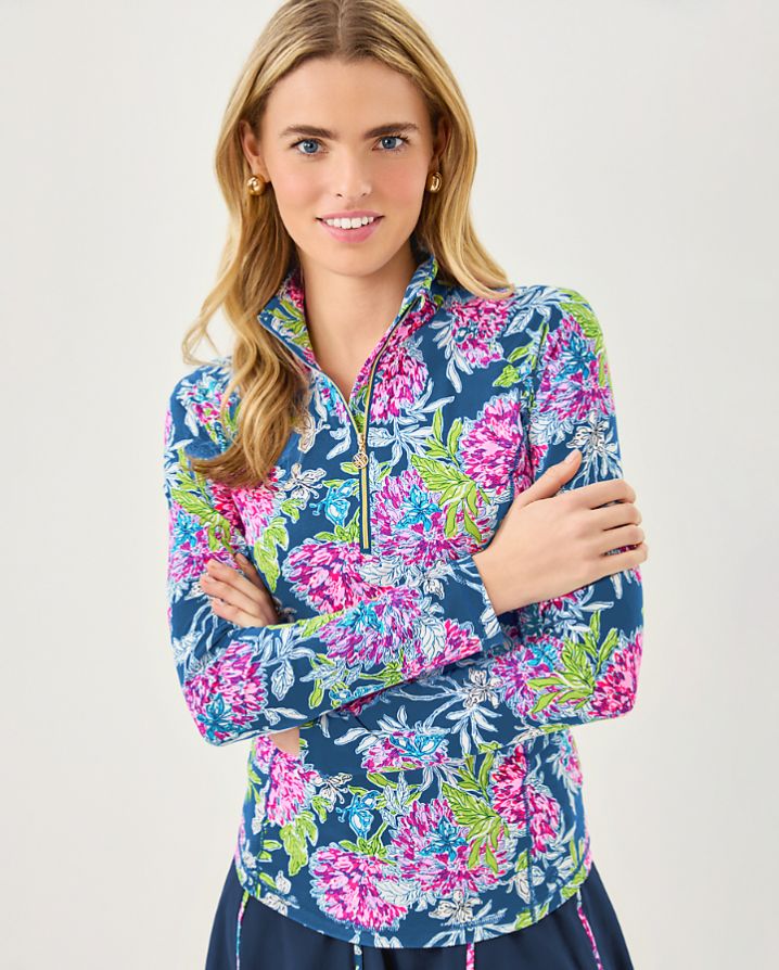 JUSTINE UPF 50+ HALF ZIP