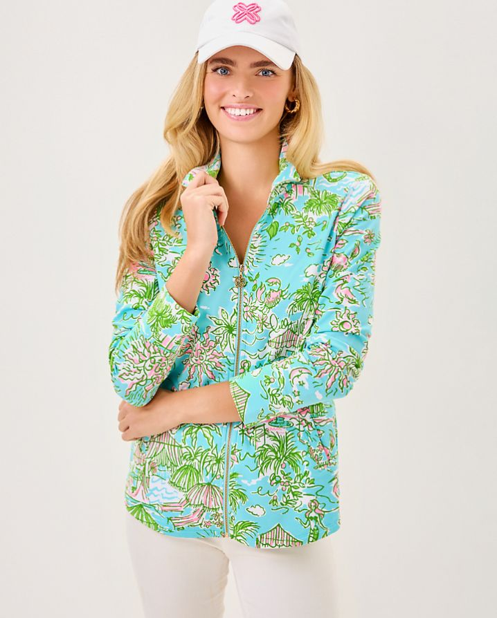 LEONA UPF 50+ ZIP-UP