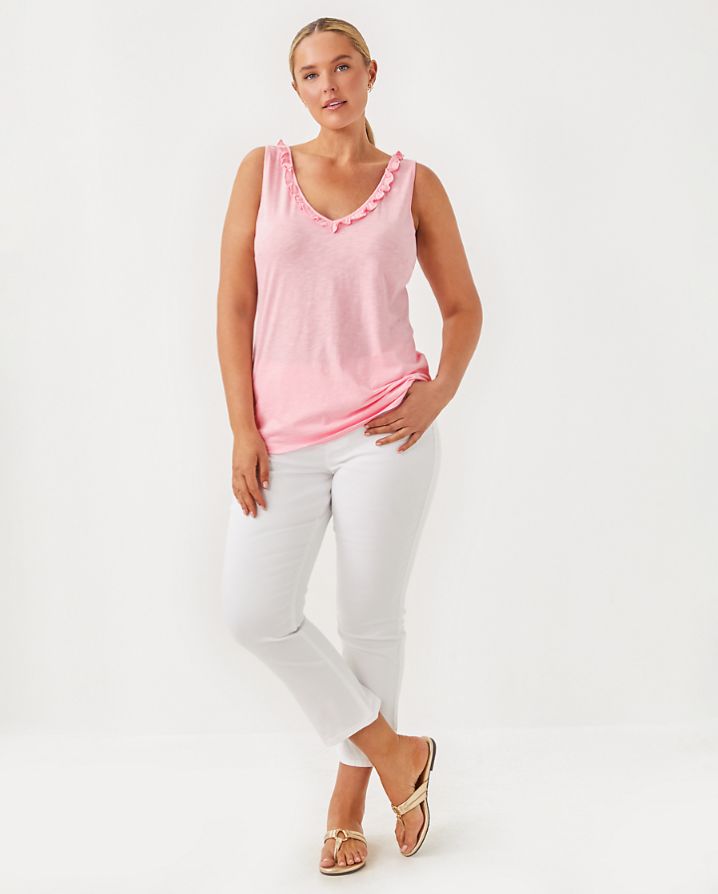 GIGI RUFFLE TOP