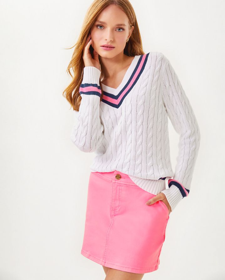 COLETTE DENIM SKORT