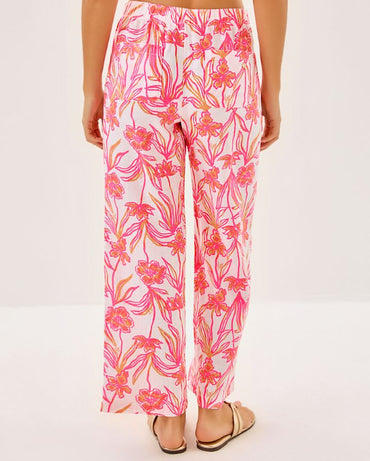 BRAWLEY LINEN CROP PANT