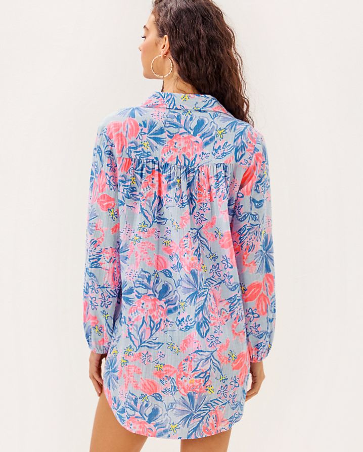 KIQUE LONG SLEEVE COVERUP