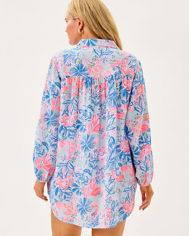 KIQUE LONG SLEEVE COVERUP