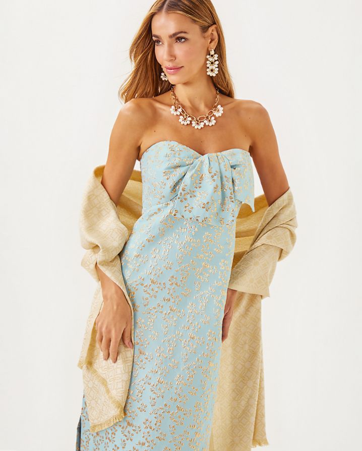 LOGO JACQUARD WRAP