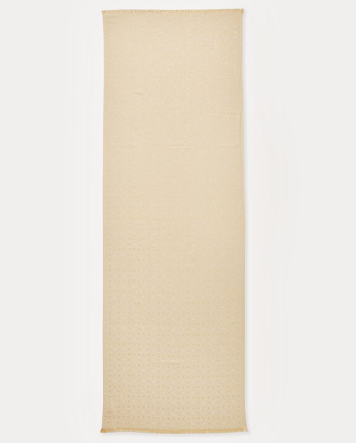 LOGO JACQUARD WRAP