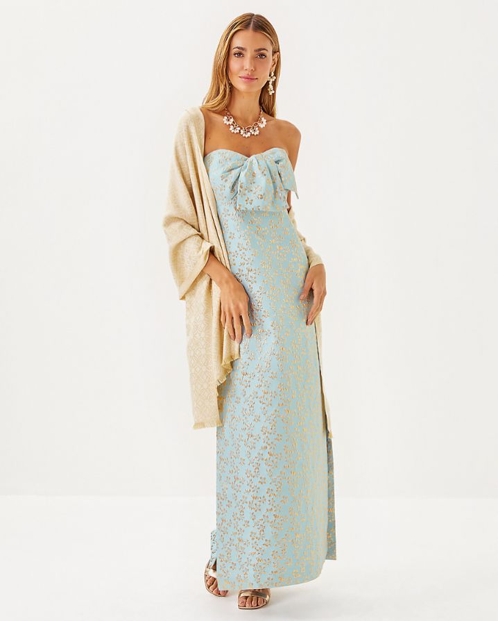LOGO JACQUARD WRAP