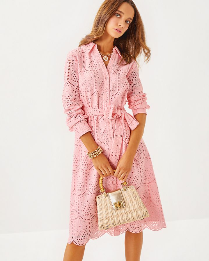 EIRA MIDI SHIRTDRESS