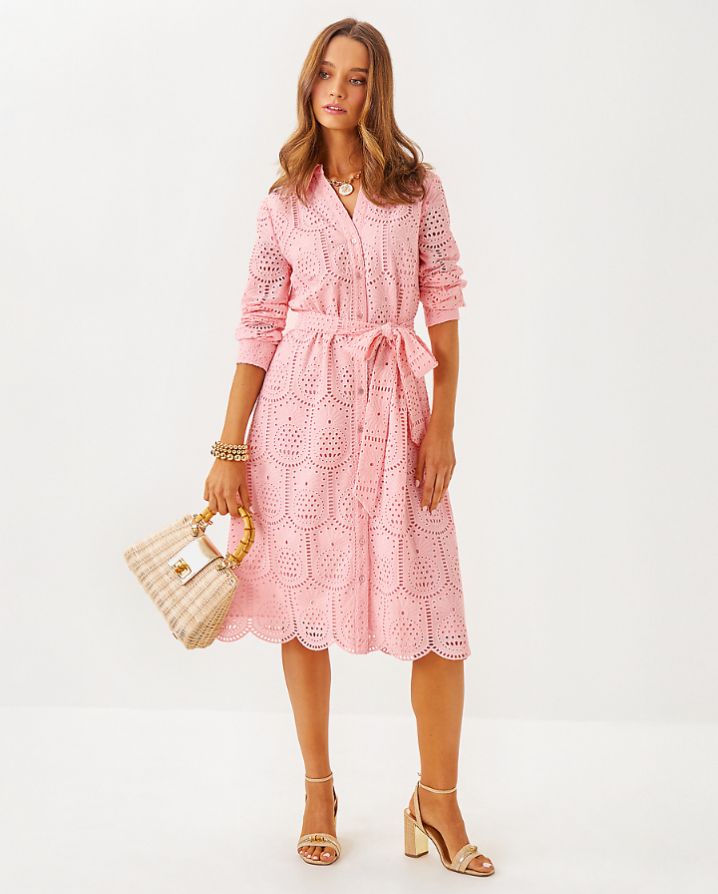 EIRA MIDI SHIRTDRESS