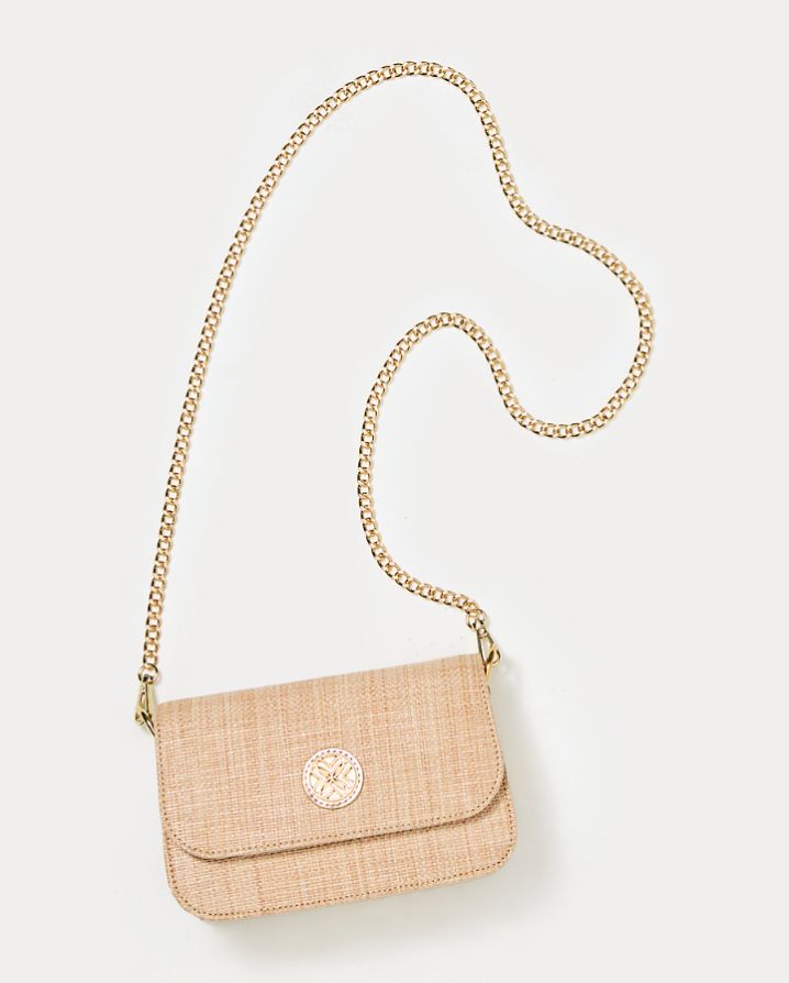 PALEY STRAW SHOULDER BAG