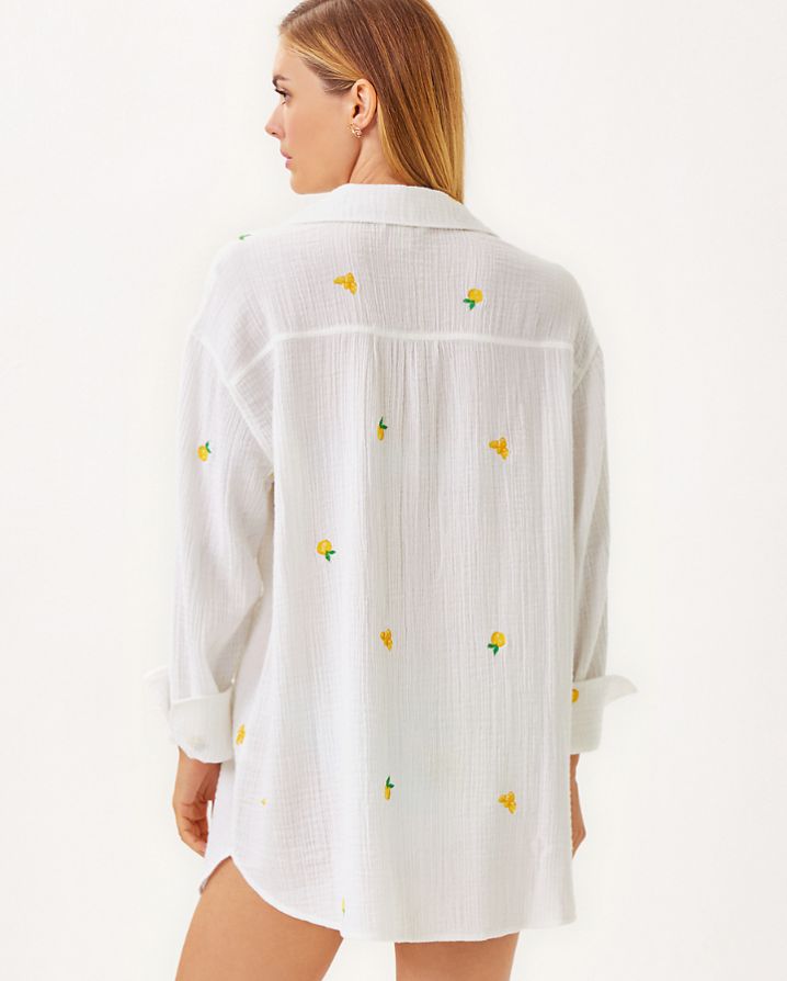 KWITNEY LONG-SLEEVE COVERUP