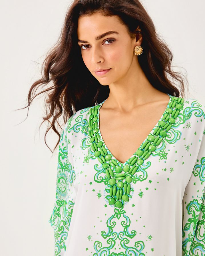 MARILLA SILK MAXI CAFTAN