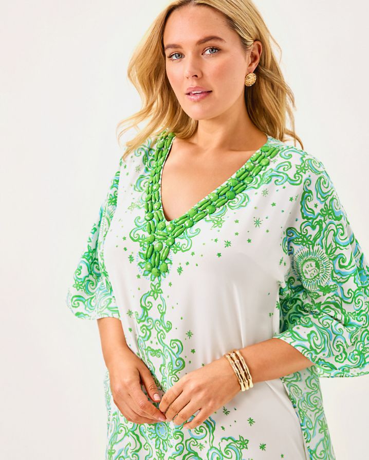 MARILLA SILK MAXI CAFTAN