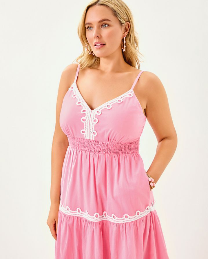 ZANNA COTTON MIDI DRESS