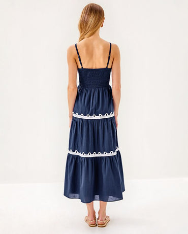 ZANNA COTTON MIDI DRESS