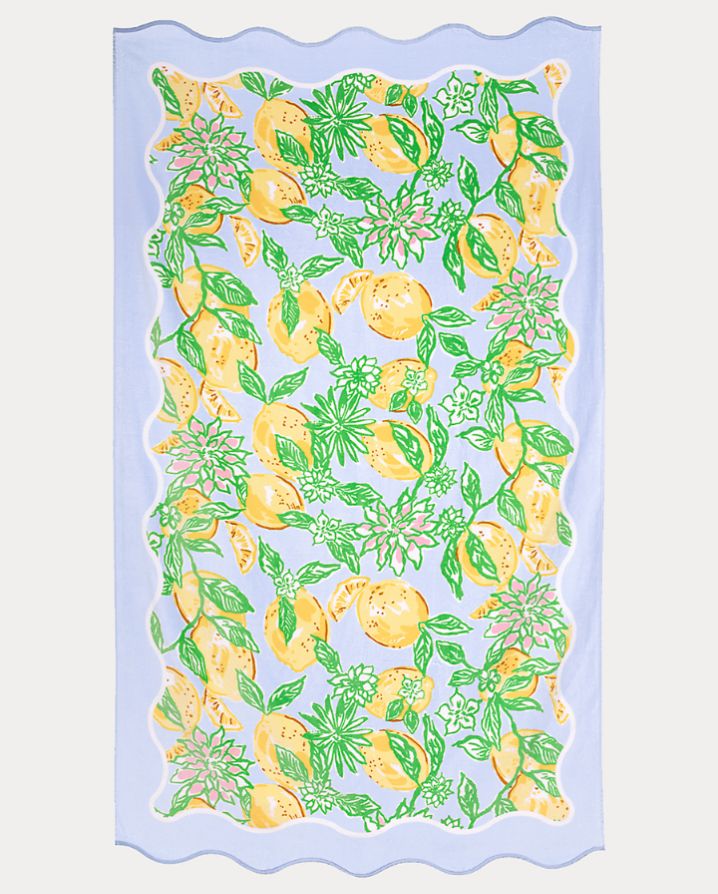 SCALLOPED BEACH TOWEL