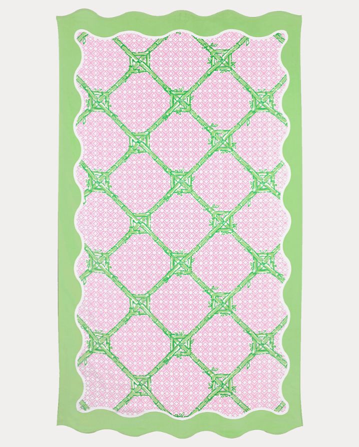 SCALLOPED BEACH TOWEL
