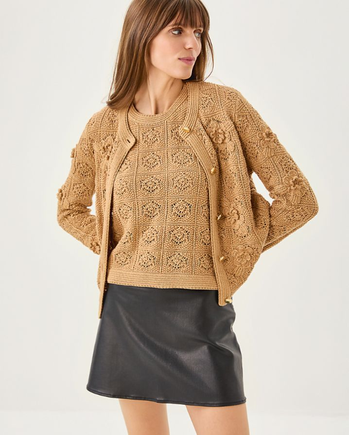 SARISSA STRETCH COATED MINI SKIRT