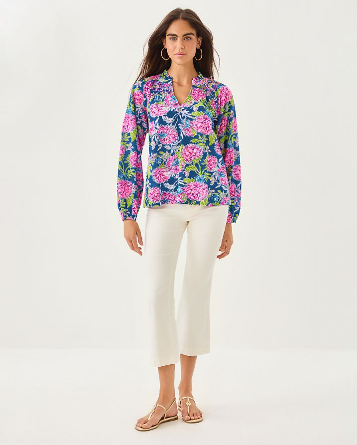 LOURDES LONG SLEEVE TOP