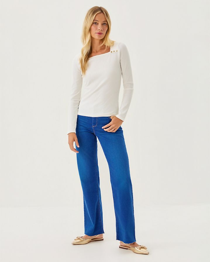 BEATY LONG SLEEVE KNIT TOP