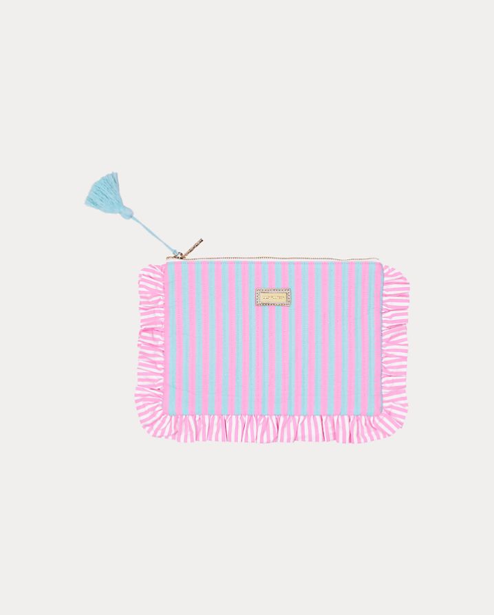 RUFFLE PENCIL POUCH