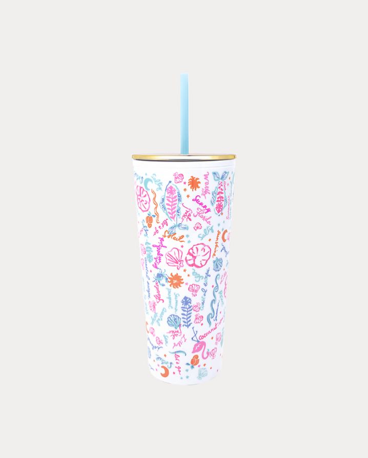 TUMBLER WITH STRAW