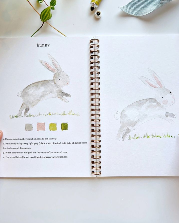 ANIMALS WATERCOLOR WORKBOOK
