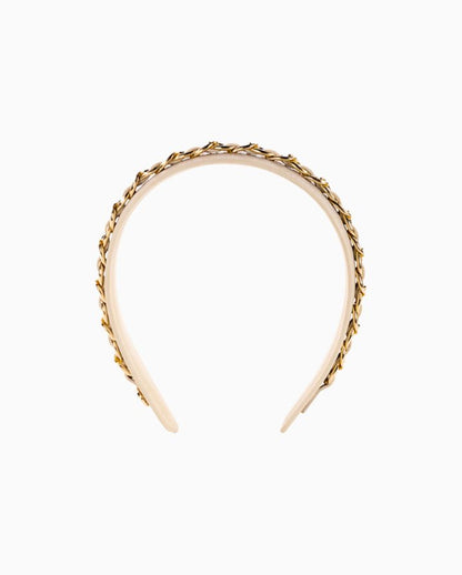 CHAIN EMBELLISHED HEADBAND