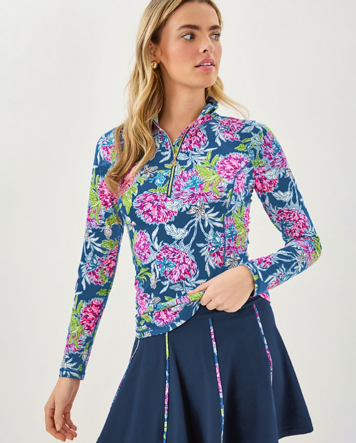 JUSTINE UPF 50+ HALF ZIP