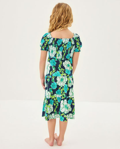 MINI JILLY SLEEVED MIDI DRESS