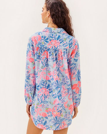 KIQUE LONG SLEEVE COVERUP