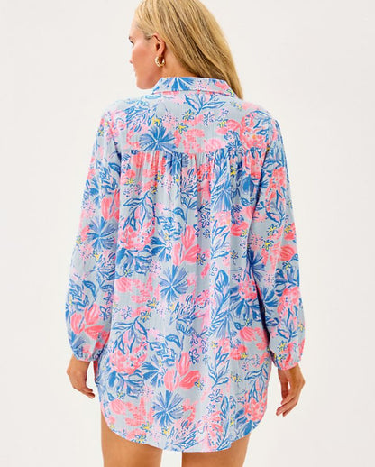 KIQUE LONG SLEEVE COVERUP