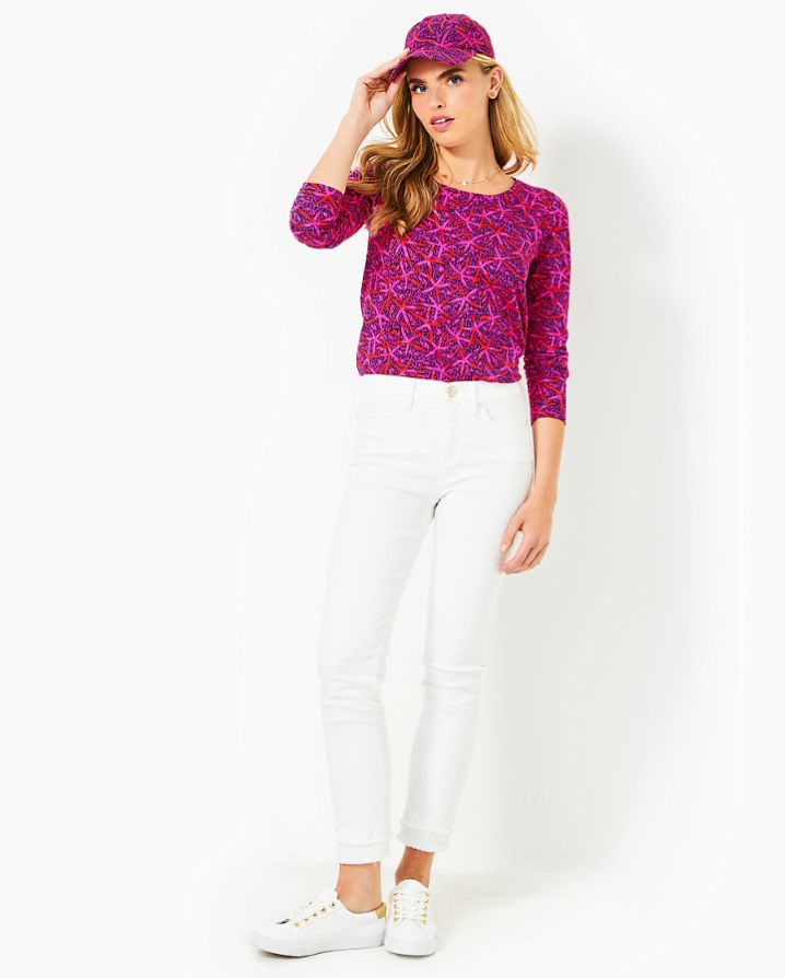 ETTA SCOOP-NECK LONG SLEEVE TOP