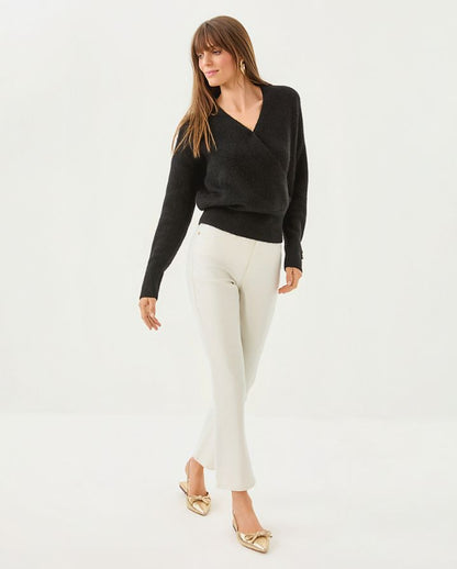 LIZA SHIMMER CROP FLARE