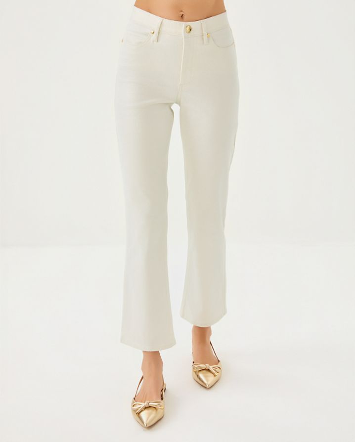 LIZA SHIMMER CROP FLARE