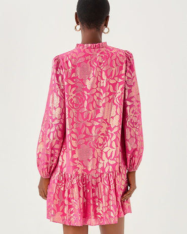 EVALINE SILK DRESS