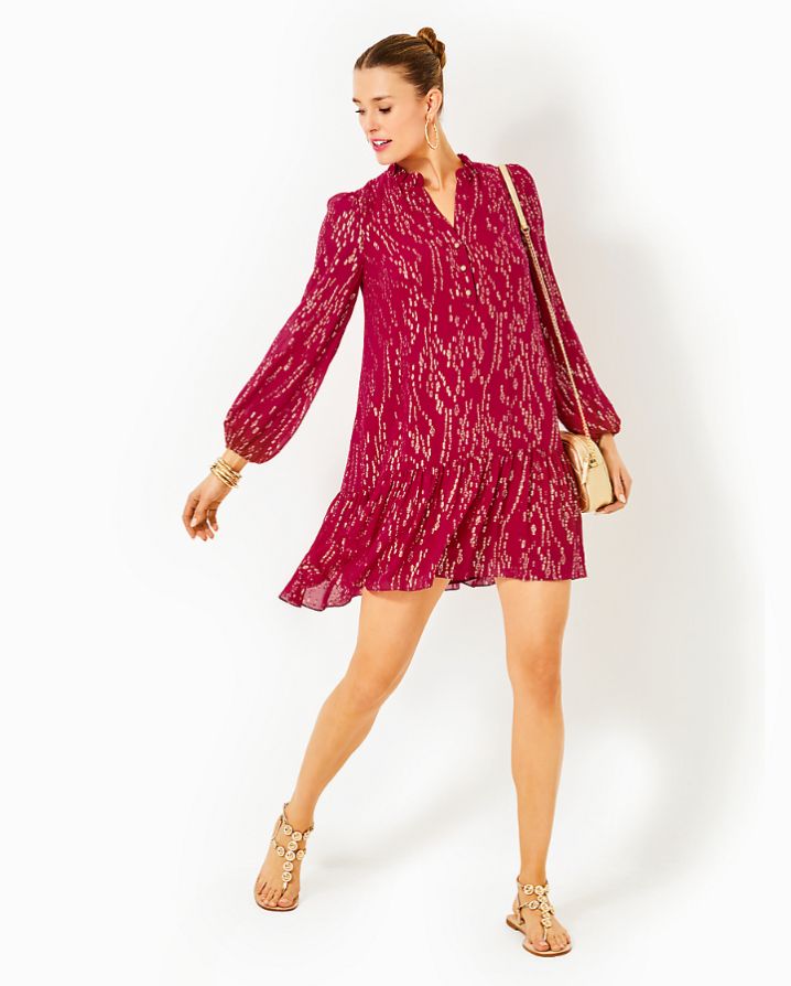 EVALINE SILK DRESS