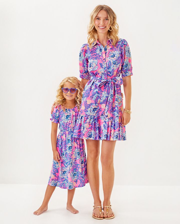 GIRLS DEAN MIDI DRESS