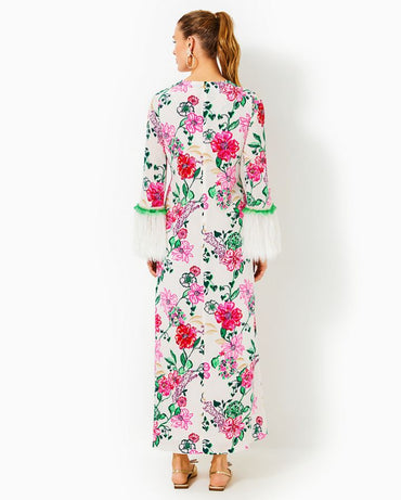 NATHALIA SILK MAXI DRESS