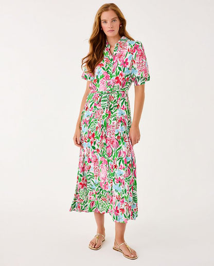 LARKYN MIDI SHIRTDRESS