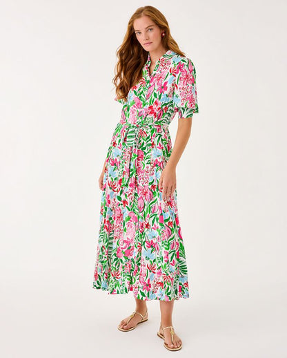 LARKYN MIDI SHIRTDRESS