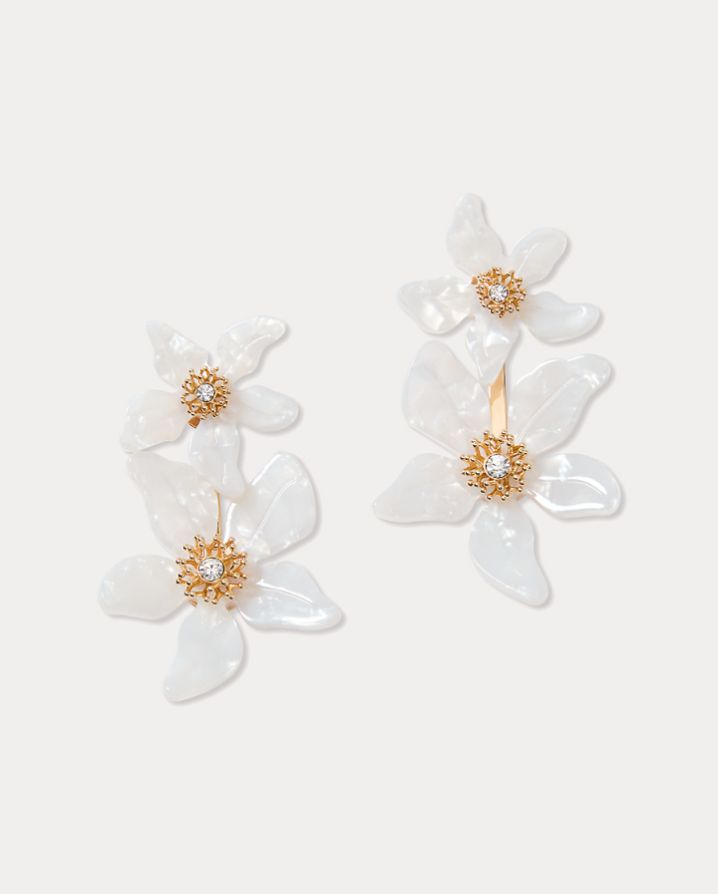 PLUMES IN BLOOM EARRINGS