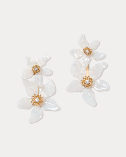 PLUMES IN BLOOM EARRINGS