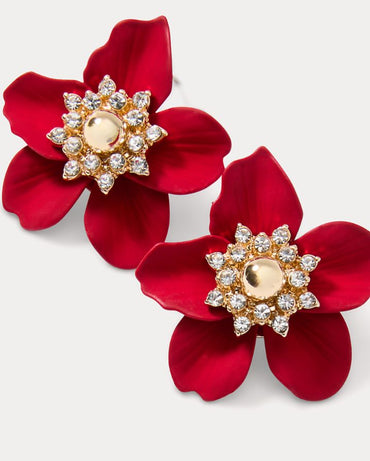 SMALL ORCHID EARRINGS