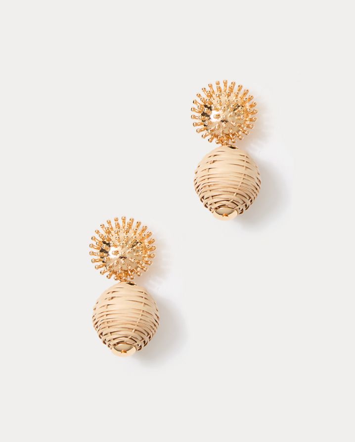 SUMMER SHORELINES WICKER EARRINGS