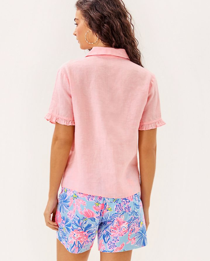 CARDEN RUFFLE TOP
