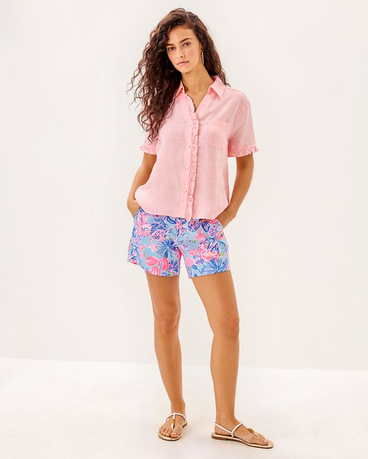 CARDEN RUFFLE TOP