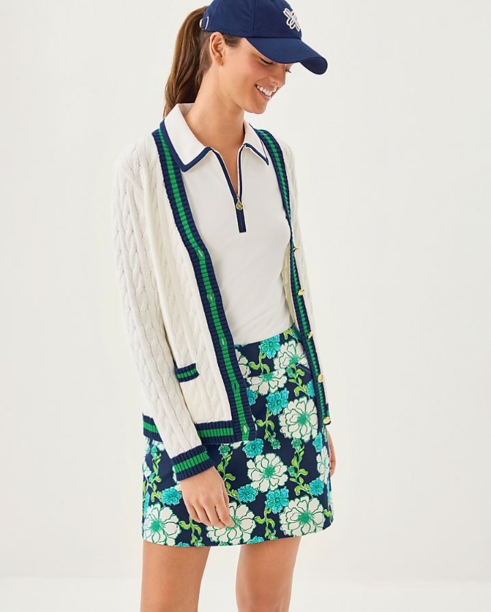 FRIDA HALF ZIP SLEEVELESS POLO