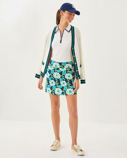 FRIDA HALF ZIP SLEEVELESS POLO